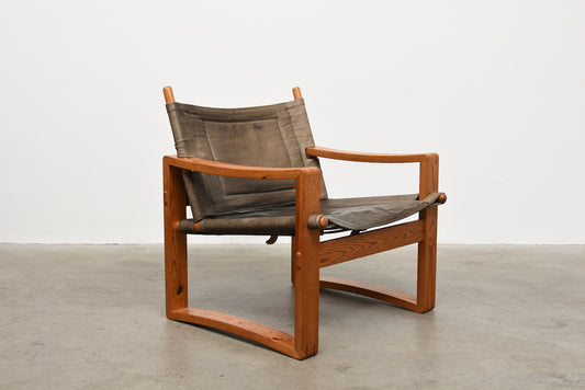 1960s safari chair by Børge Jensen