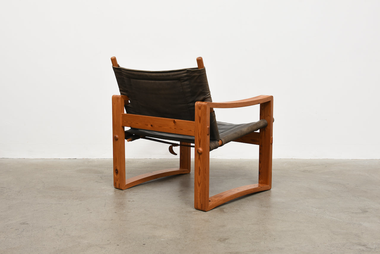 1960s safari chair by Børge Jensen