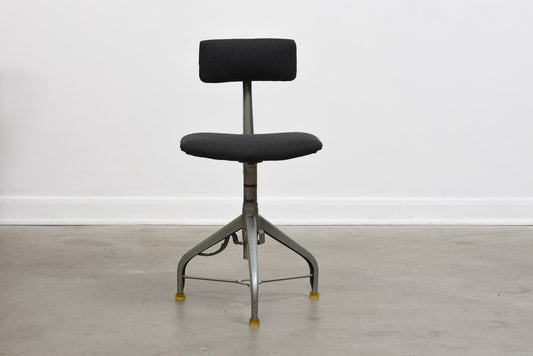 1950s Swedish industrial task chair