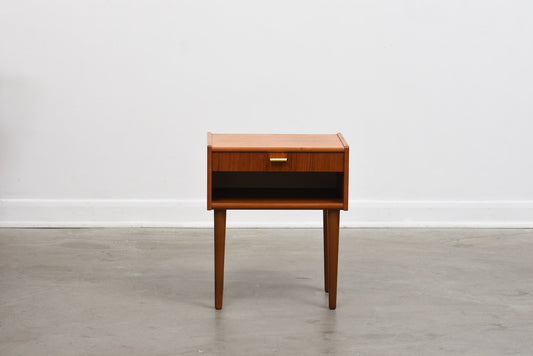 Teak bedside table no. 1