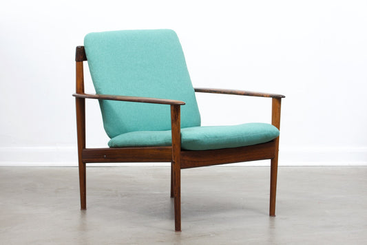 Rosewood lounge chair by Grete Jalk for Poul Jeppesen