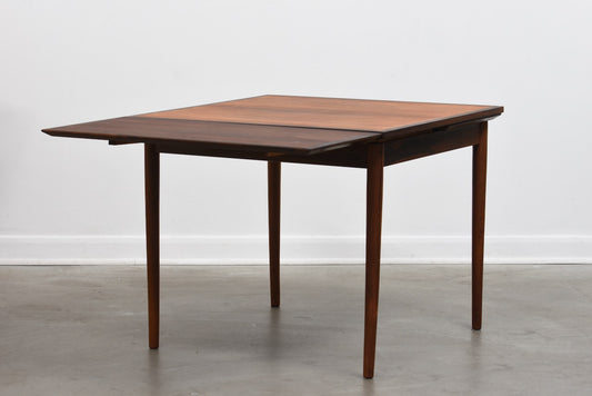 1960s extending dining table in rosewood