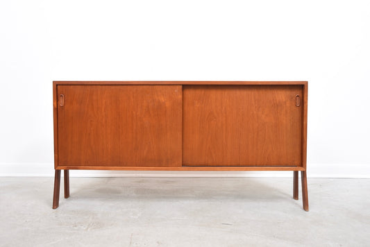 Teak sideboard on scissor legs