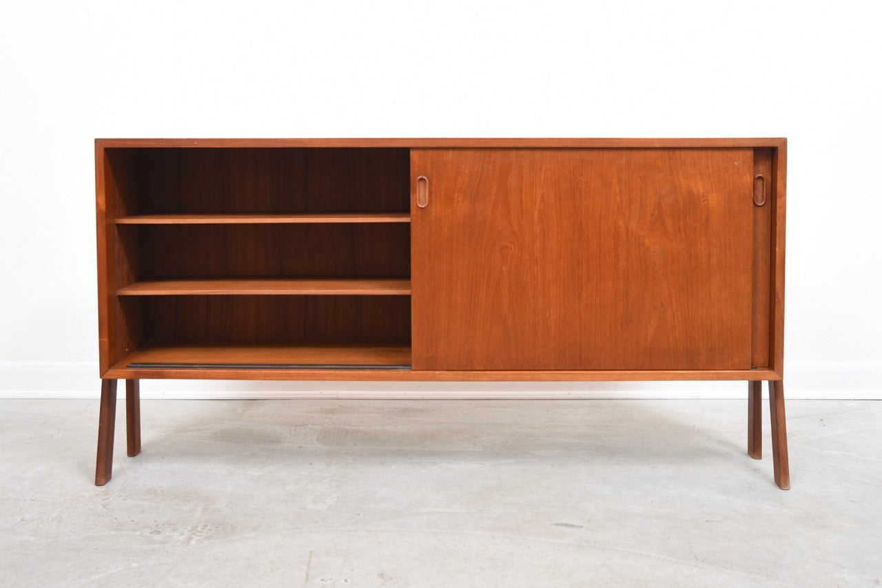 Teak sideboard on scissor legs