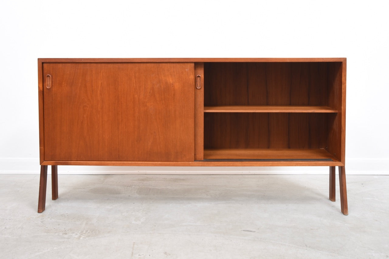 Teak sideboard on scissor legs