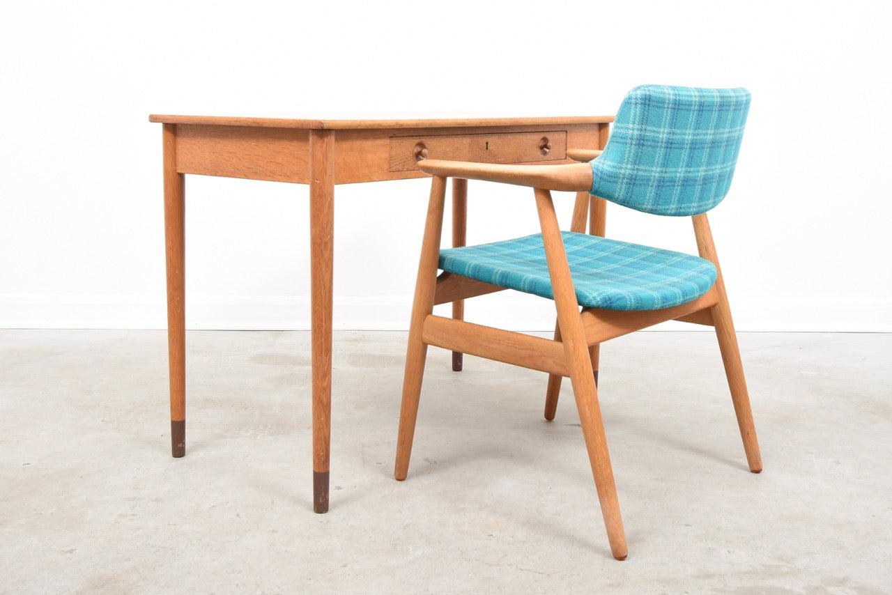 1950s oak desk by Hans Wegner