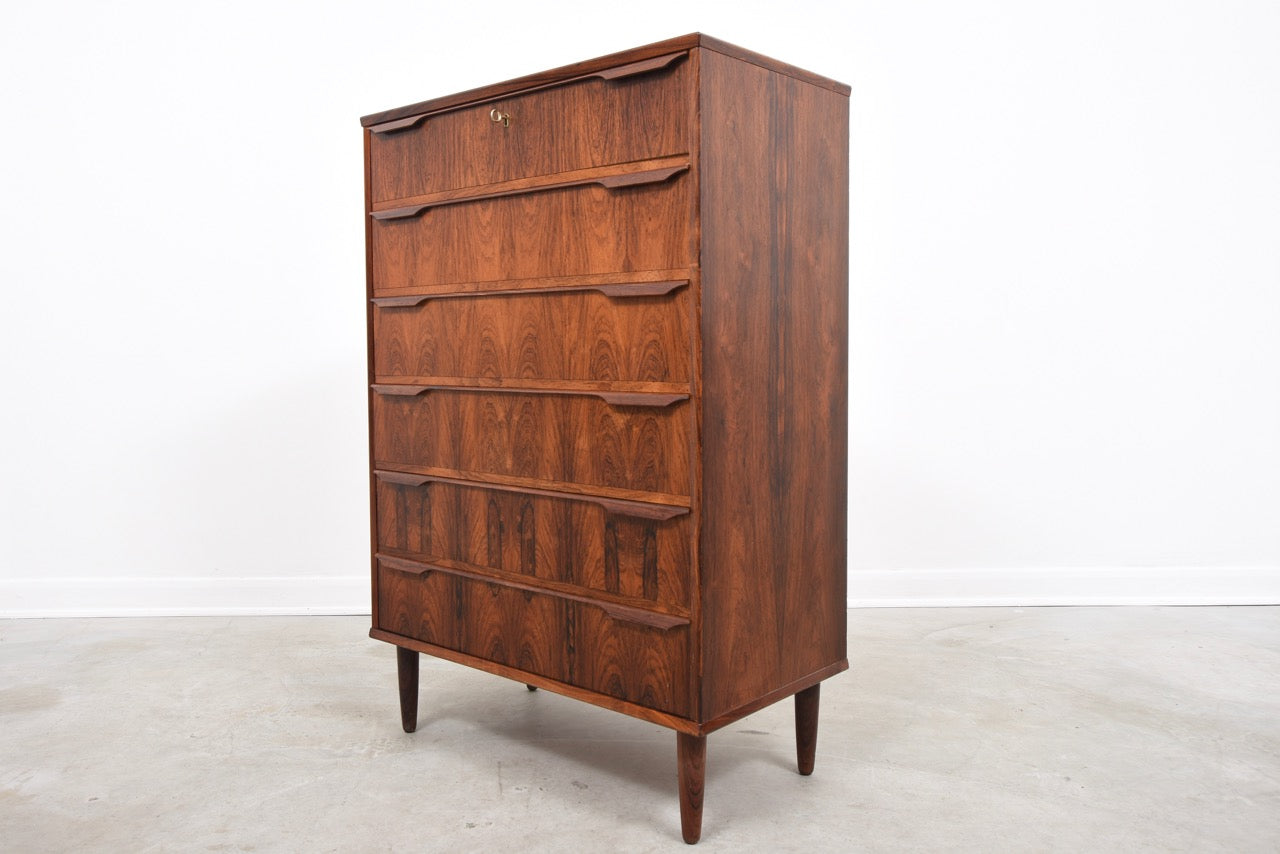 Rosewood chest of drawers