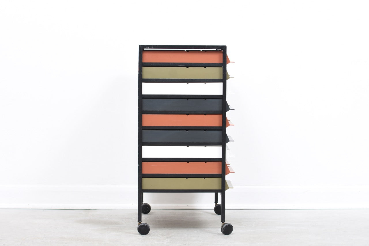 1970s filing trolley