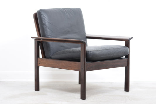 Low back rosewood lounger