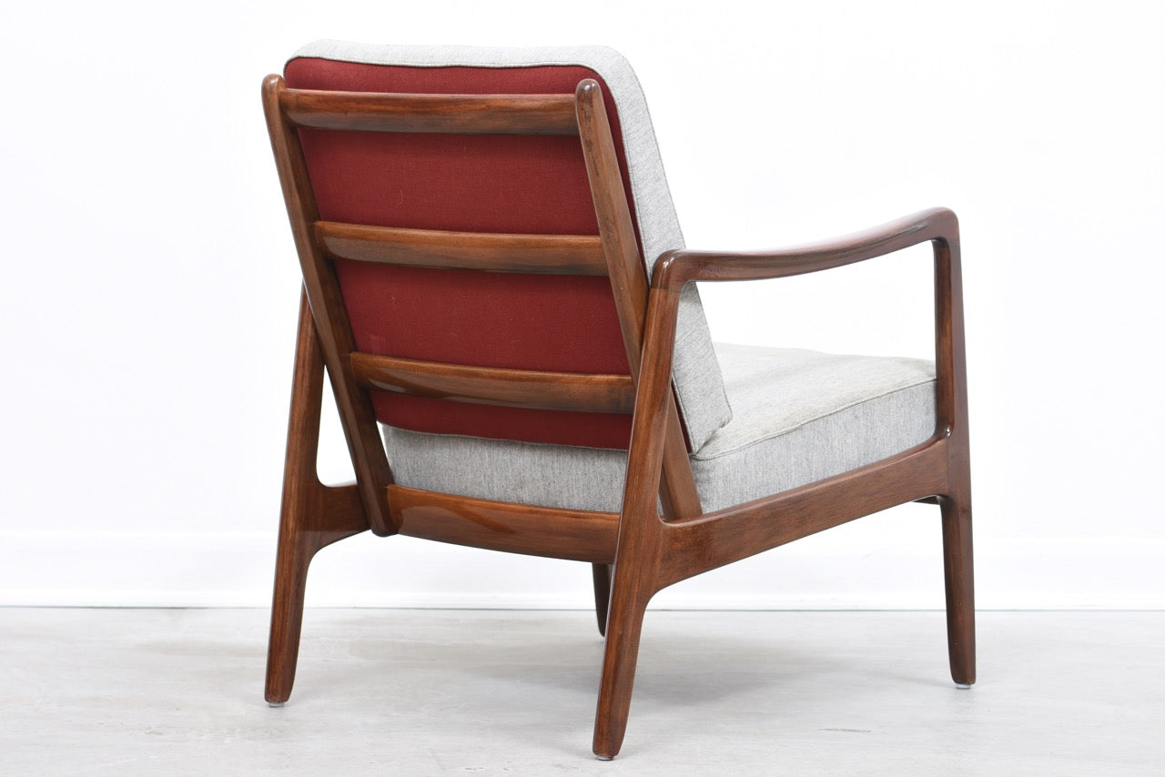 New upholstery included: 1950s lounger by Ole Wanscher