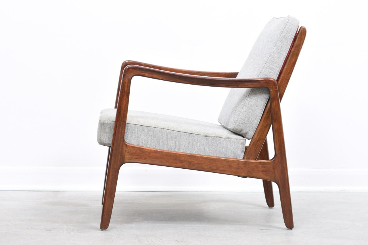 New upholstery included: 1950s lounger by Ole Wanscher