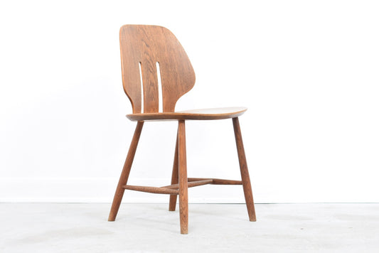 Oak dining chair by Ejvind Johansson for FDB