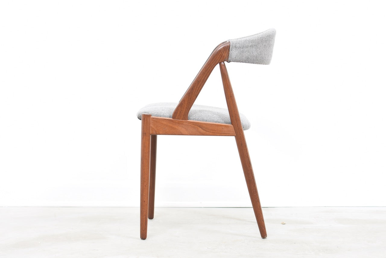 Set of four teak chairs by Kai Kristiansen