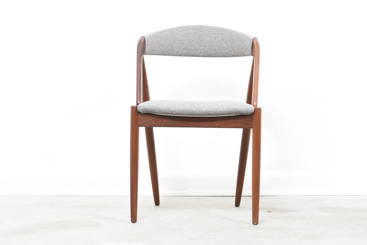 Set of four teak chairs by Kai Kristiansen