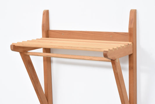 1970s Swedish hang-all in oak + pine