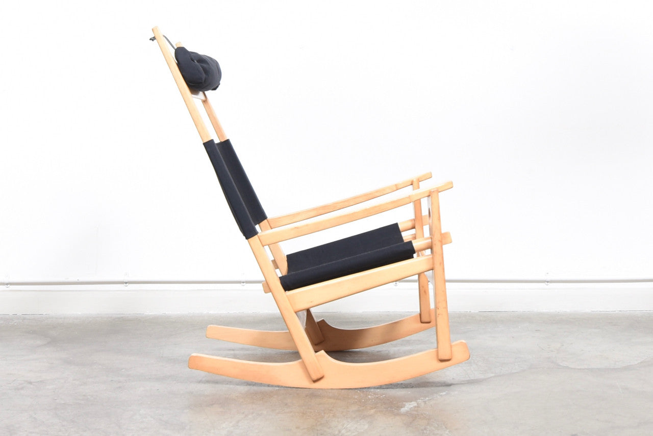 Keyhole rocking chair by Hans J. Wegner
