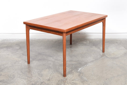 Extending dining table in teak by Skovmand Andersen