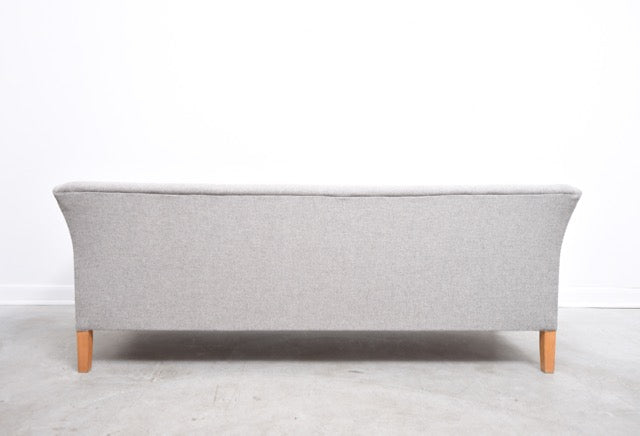 Vintage Danish sofa with brand new wool upholstery