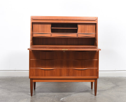 Teak secretary by Erling Torvits