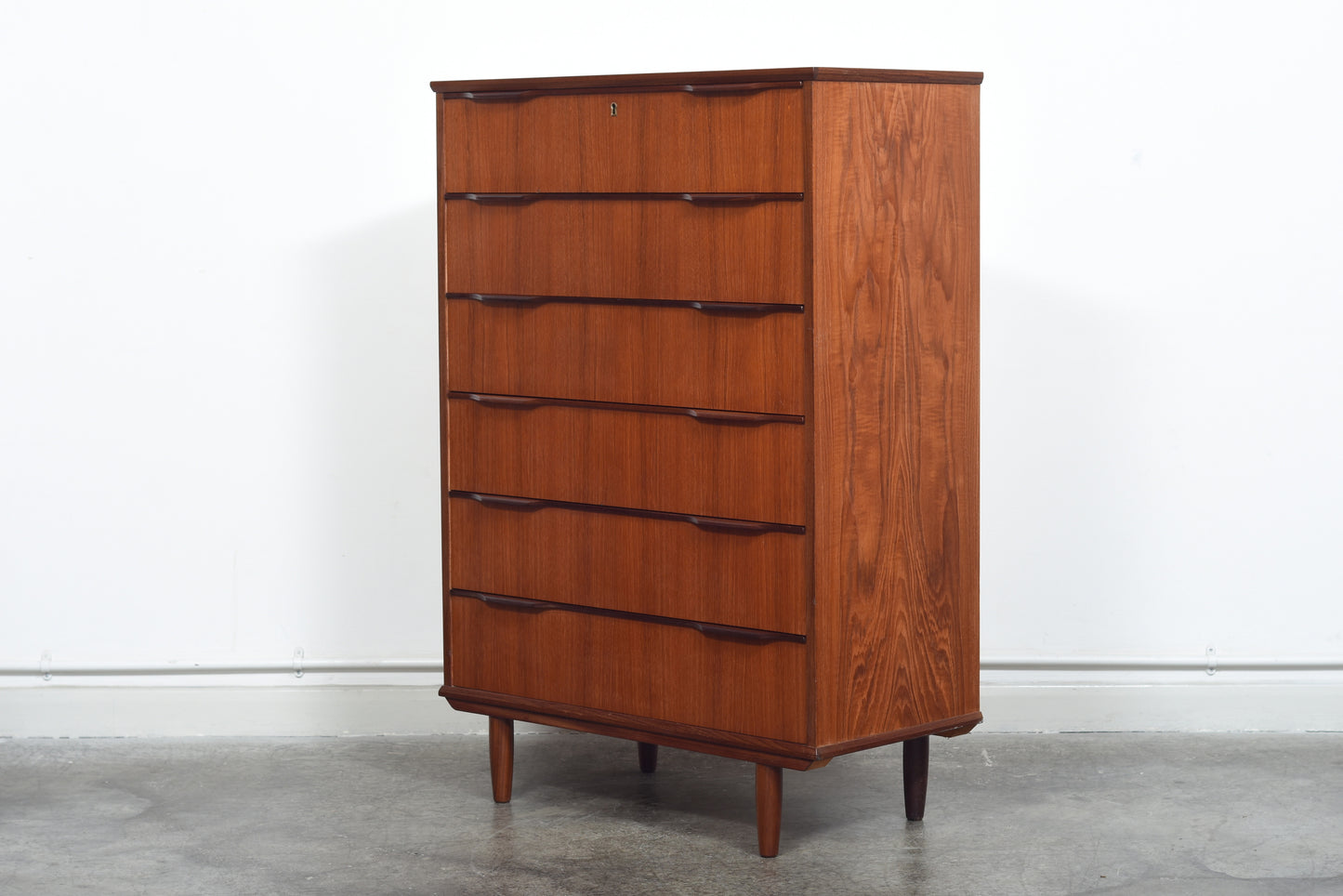 Large 1960s Danish chest of drawers in teak