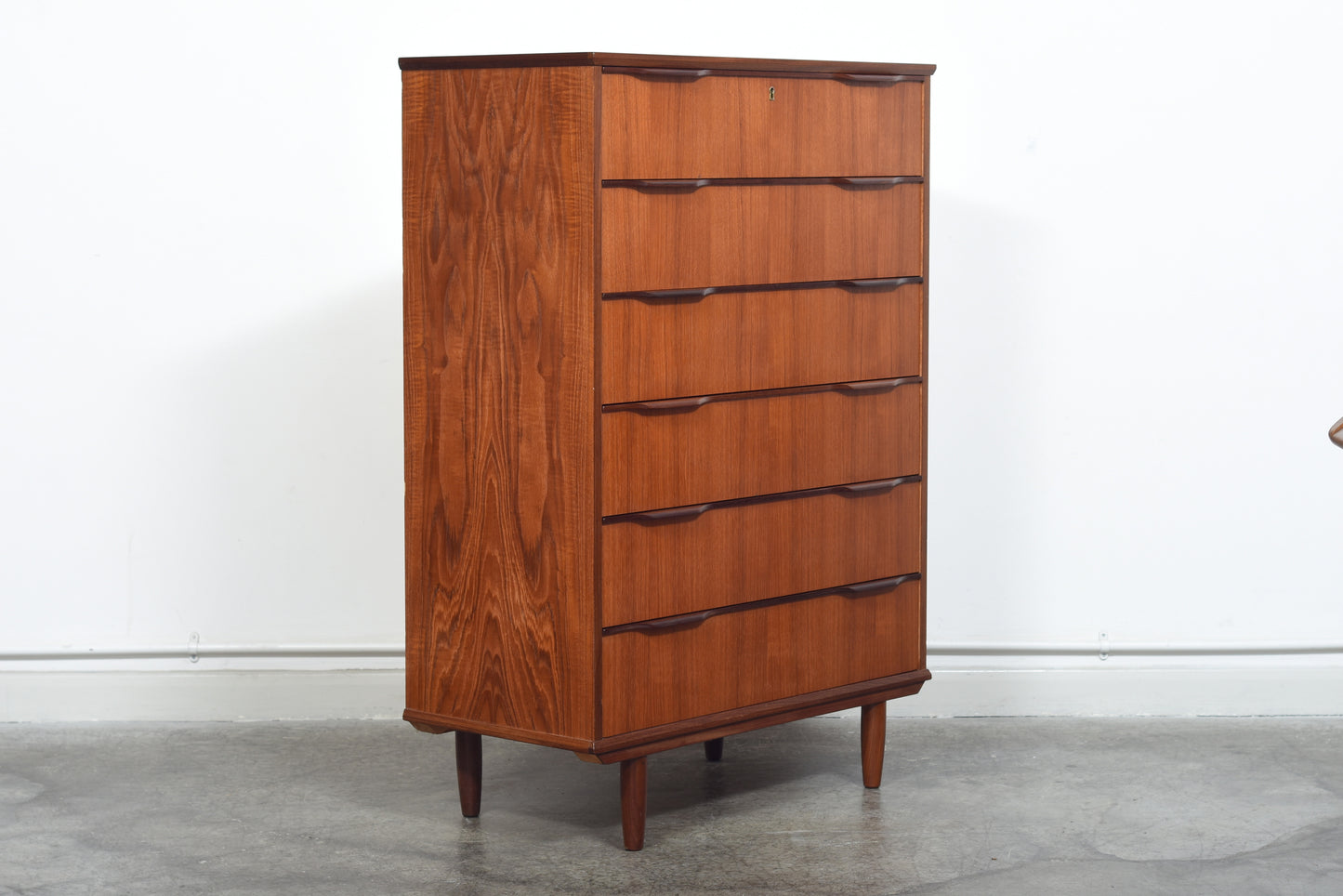 Large 1960s Danish chest of drawers in teak