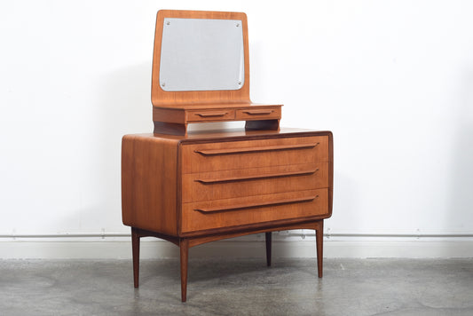 1950s Danish dresser by Johannes Andersen in teak