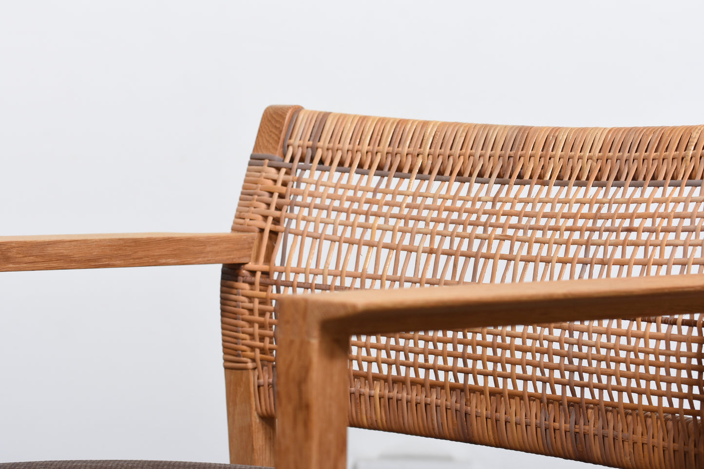 Oak + cane armchair by Børge Mogensen