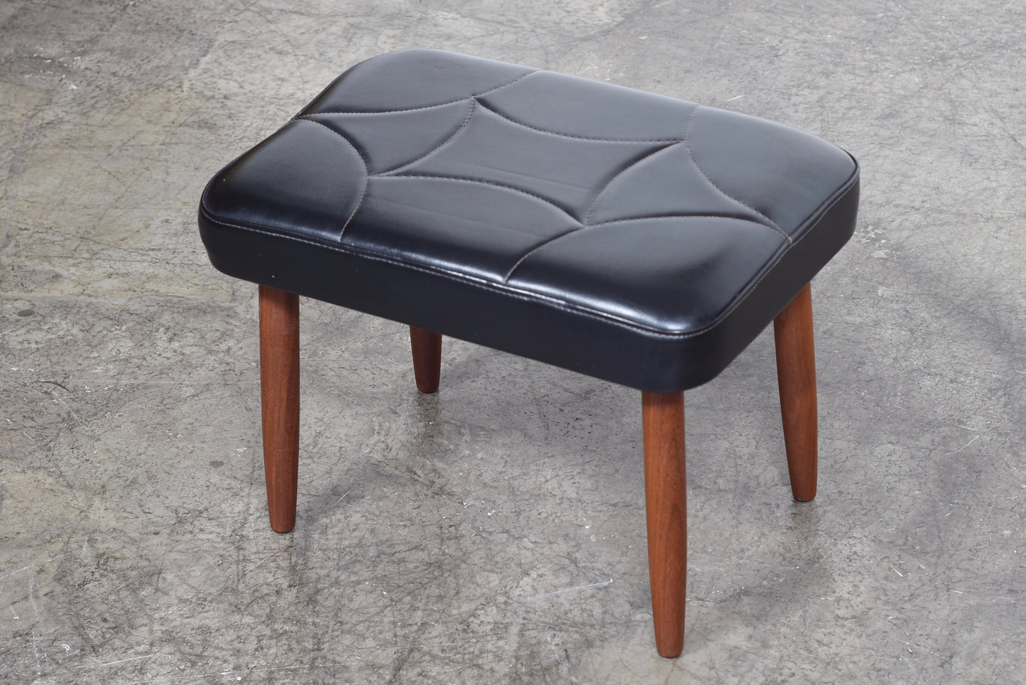 Two available: Skai foot stool with teak legs