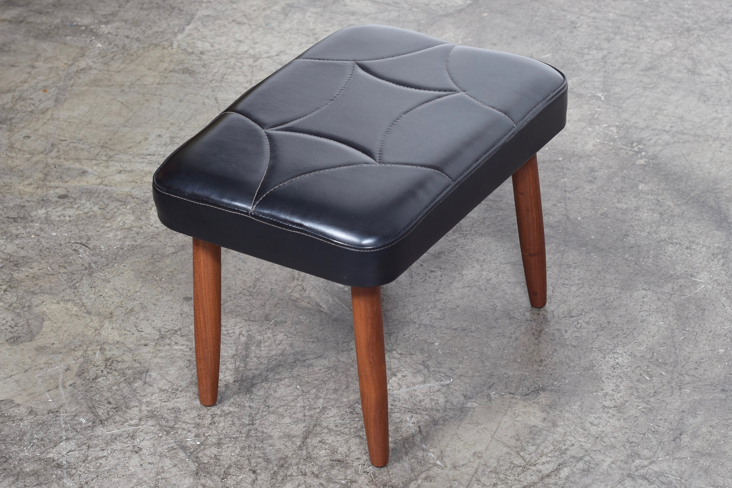 Two available: Skai foot stool with teak legs