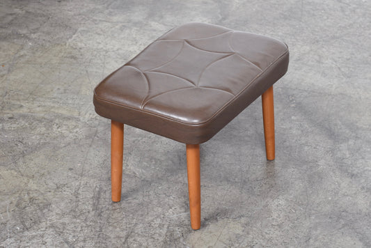 Skai foot stool with beech legs