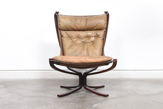 High back Falcon chair by Sigurd Ressell