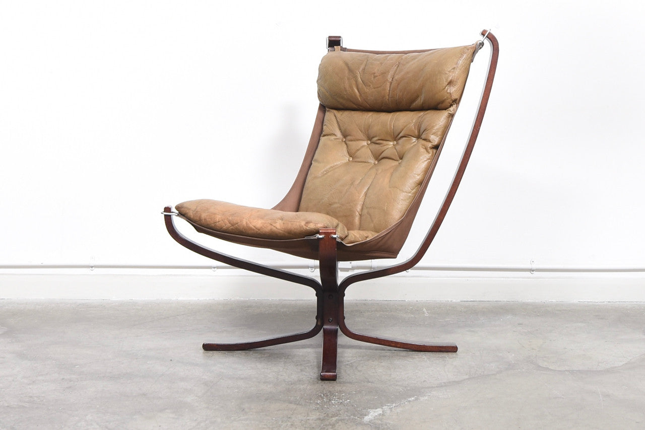 High back Falcon chair by Sigurd Ressell