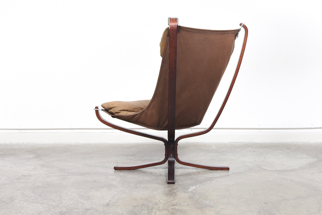 High back Falcon chair by Sigurd Ressell