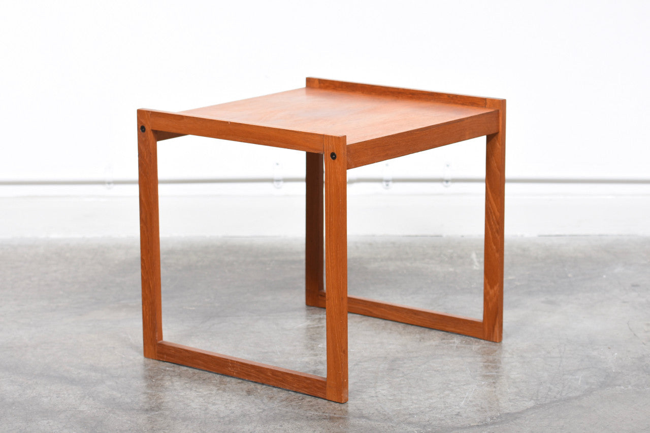 Teak side table