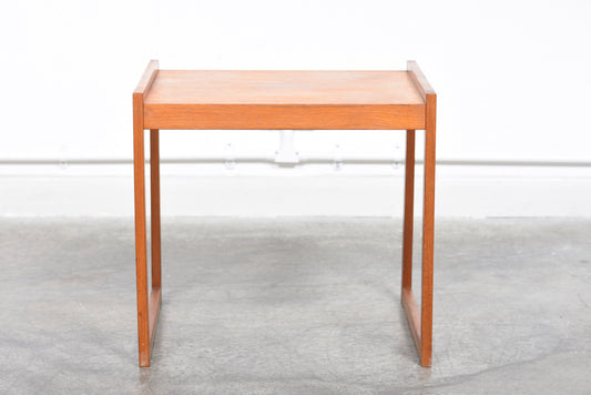 Teak side table