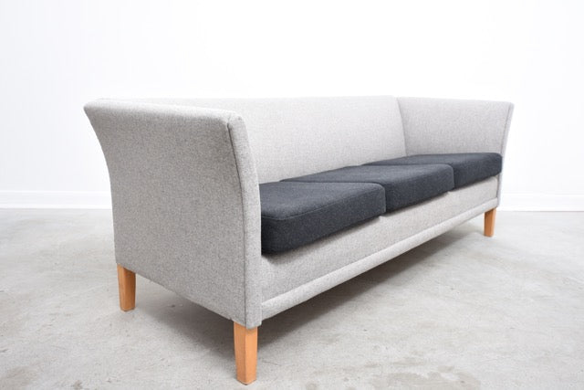 Vintage Danish sofa with brand new wool upholstery