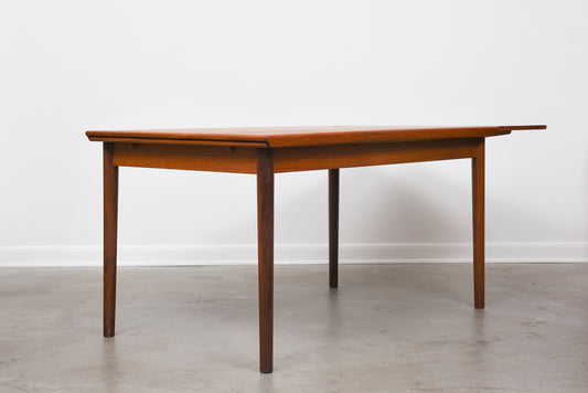 1960s extending dining table in teak