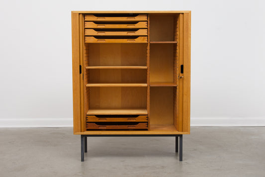 1970s archive unit in oak by Nipu