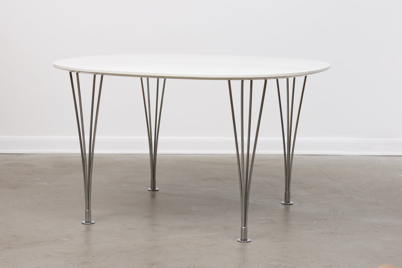 Superellips dining table by Bruno Mathsson + Piet Hein