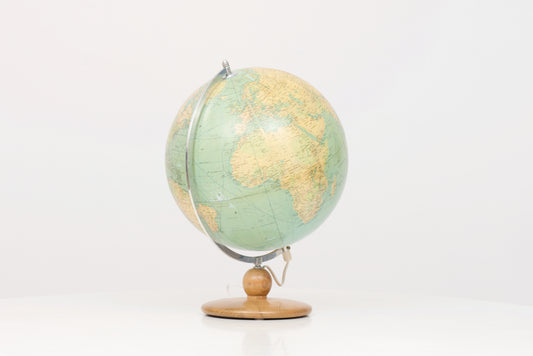 1970s illuminated Swedish globe