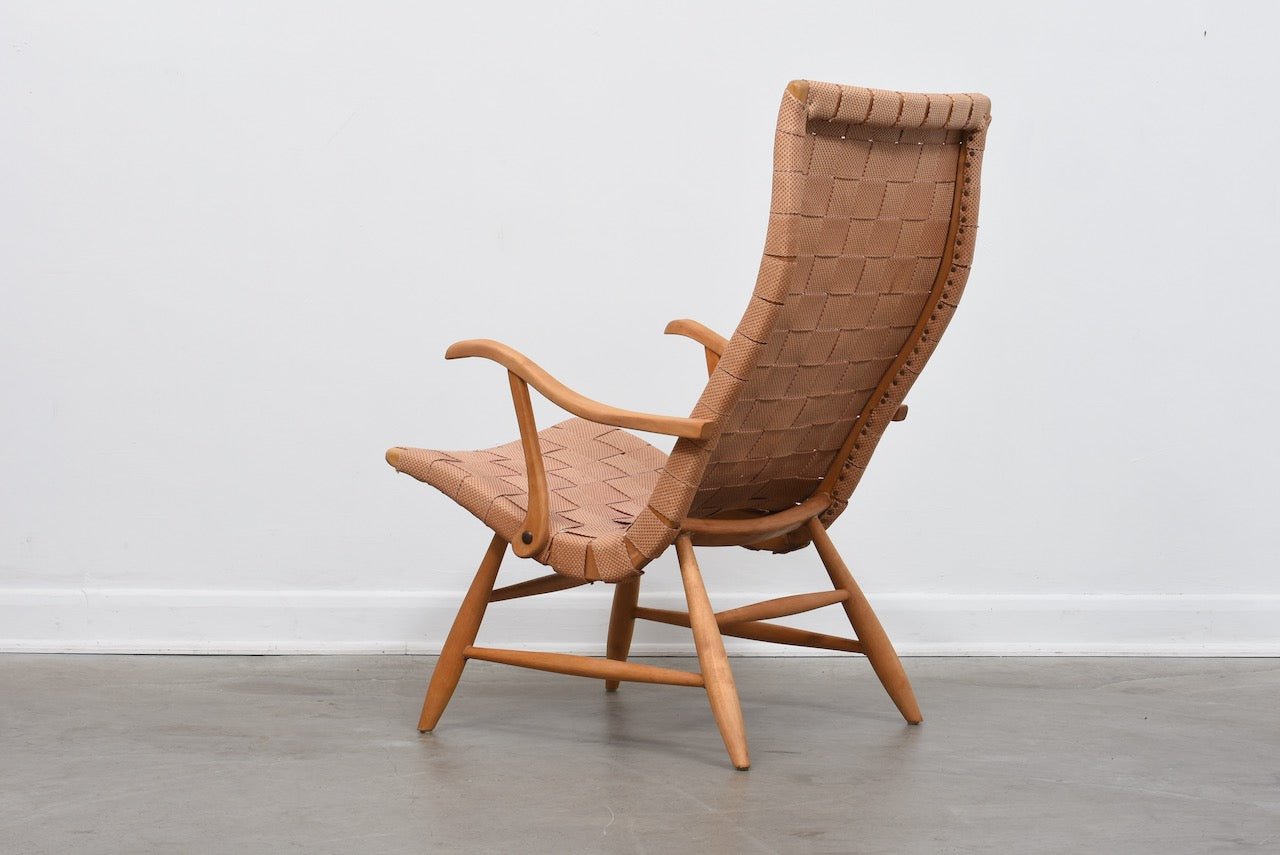 1940s lounge chair by Yngve Ekström