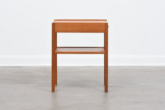 1960s bedside table in teak