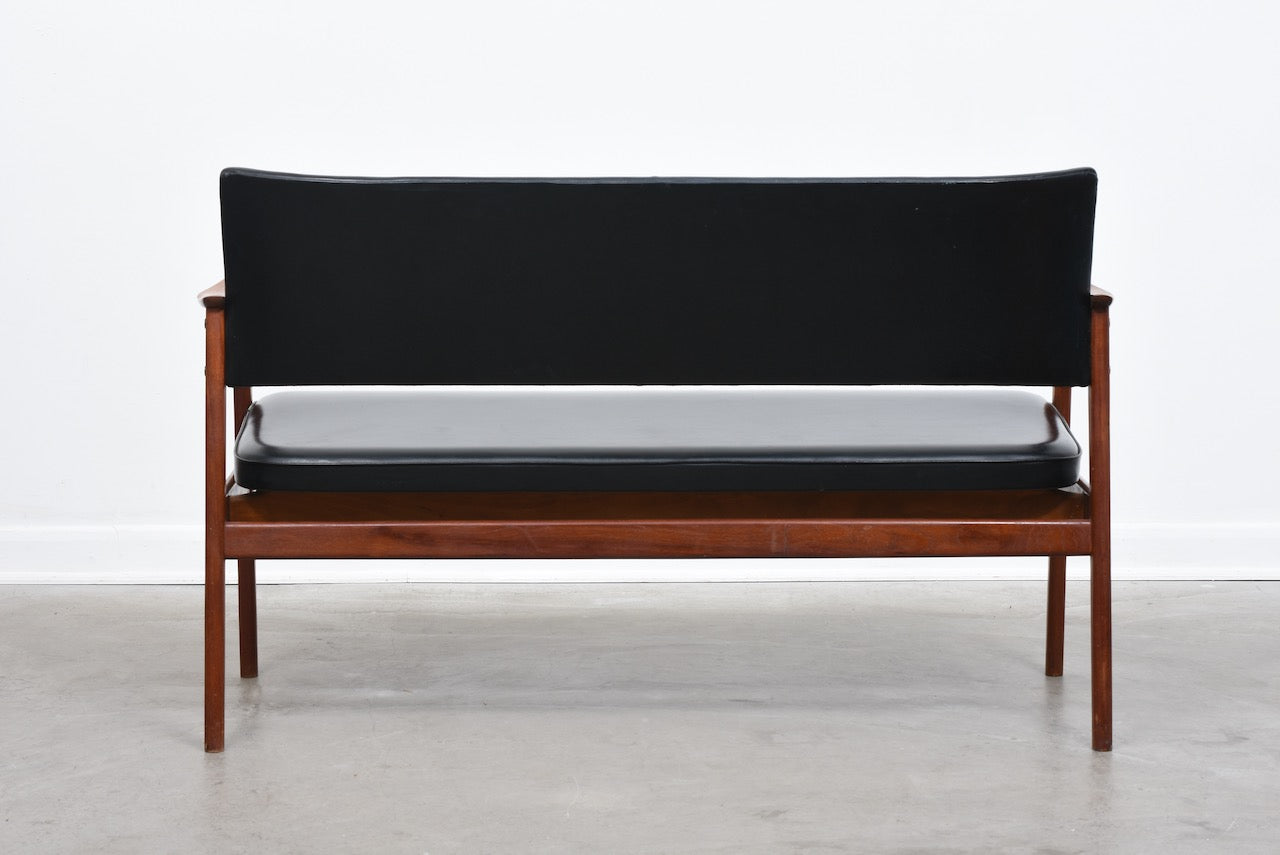 1950s teak sofa bench by Erik Kirkegaard