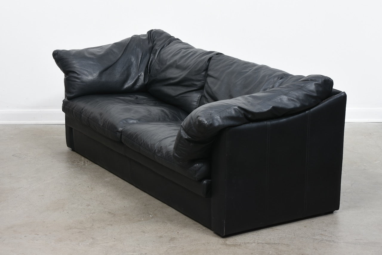 1980s leather sofa by Stouby