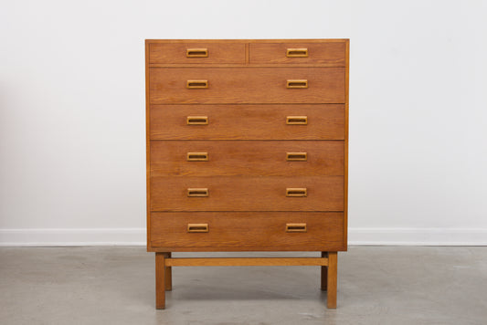 Large chest of oak drawers by Vitze Møbelfabrik