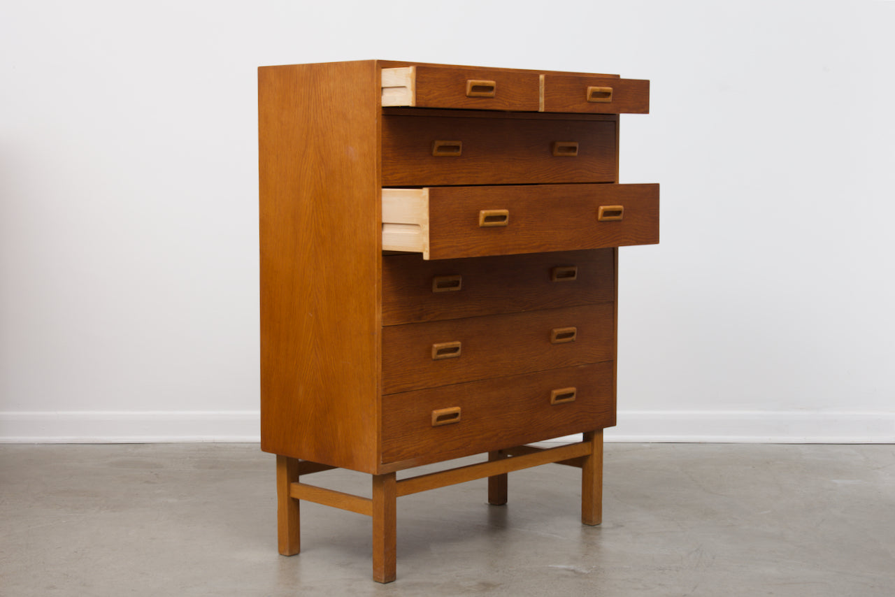 Large chest of oak drawers by Vitze Møbelfabrik
