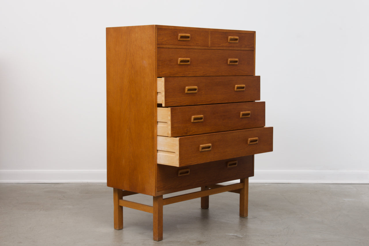 Large chest of oak drawers by Vitze Møbelfabrik