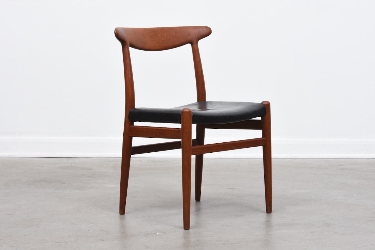 Four available: Model W2 dining chairs by Hans J. Wegner