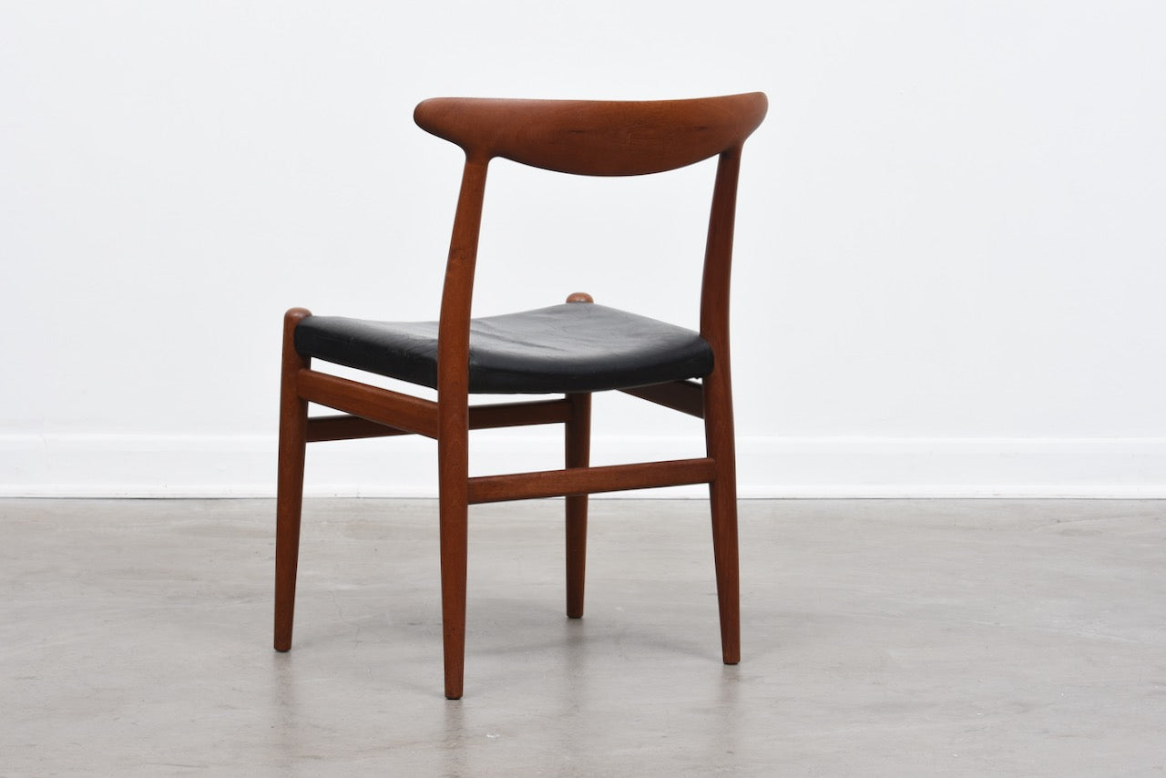 Four available: Model W2 dining chairs by Hans J. Wegner