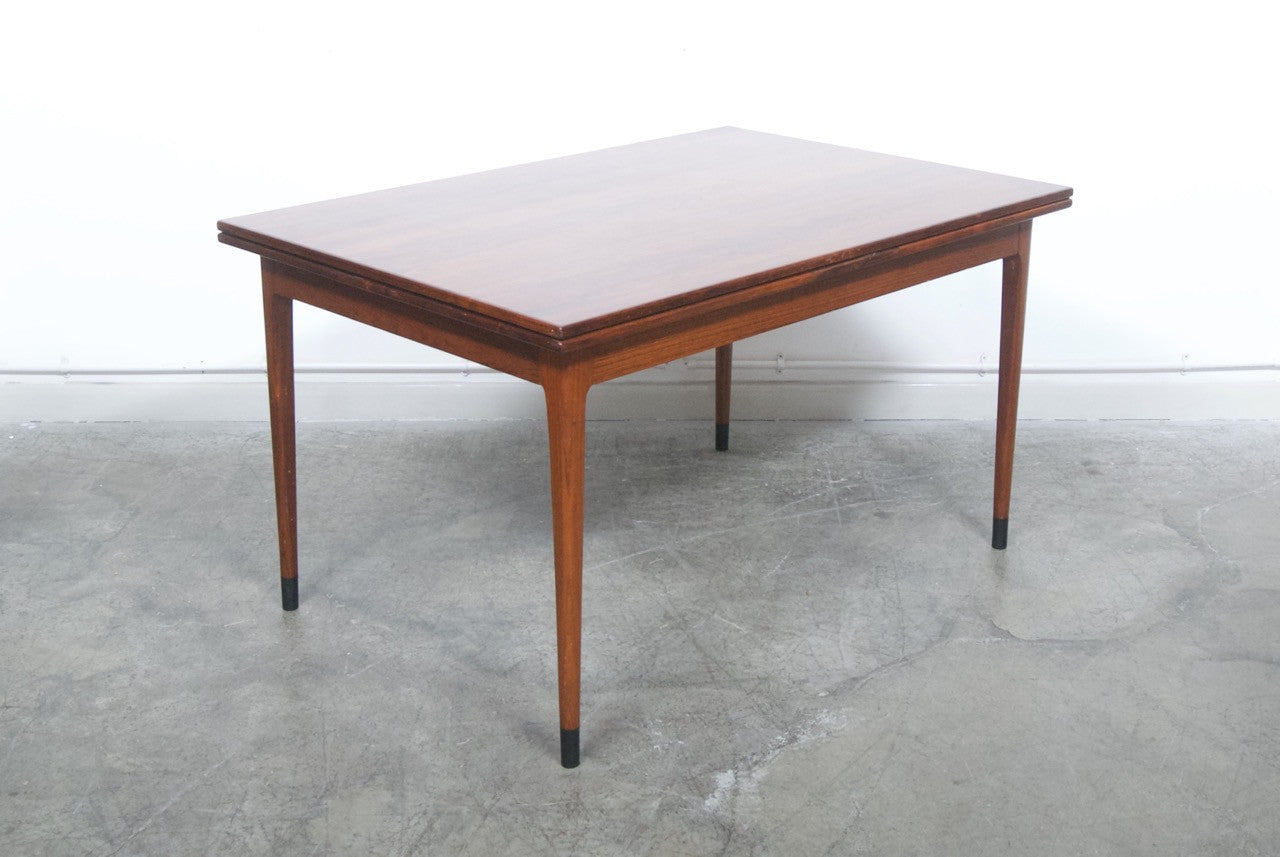 Rosewood dining table by N.O. Møller